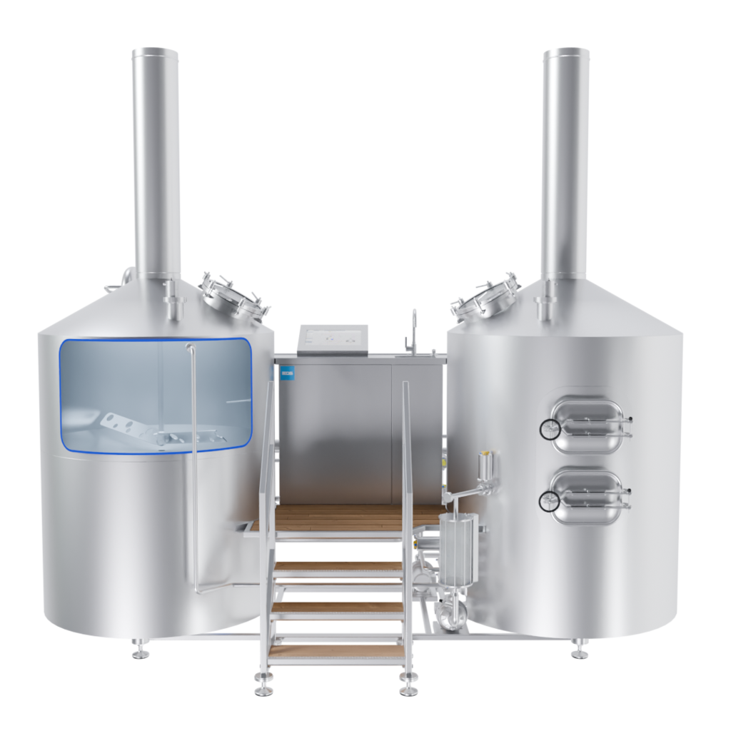 Craft Compact Brewing System with highlighted Mash Tun Kettle (1st Vessel)