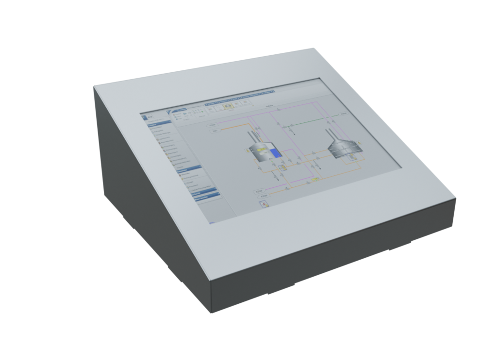 Control panel of the automatic control of a Grand Craft brewing system